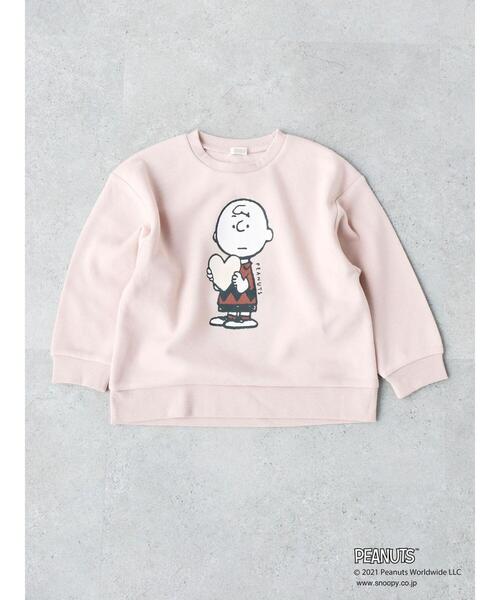 koe(コエ)の「PEANUTS スヌーピー裏起毛プルオーバー*(スウェット・キッズ・ピンク/ブルー/グレー/オフホワイト/ベージュ/グリーン/ブラウン/ネイビー/ミント/サックスブルー/チャコールグレー/ホワイト・100/110/120/130)」の17枚目の写真