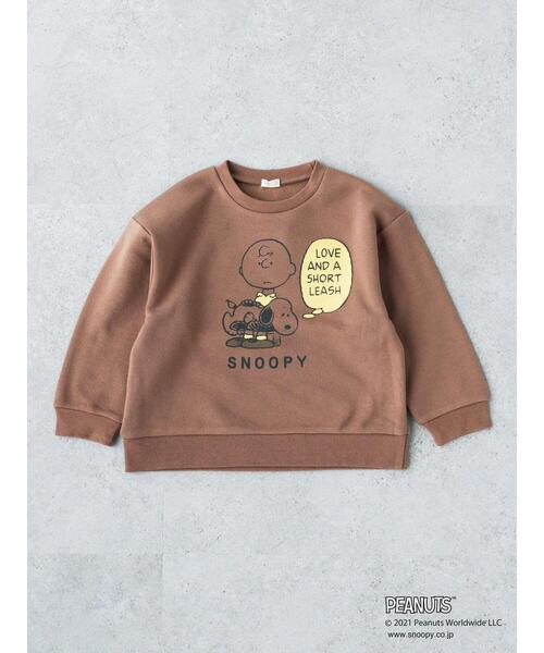 koe(コエ)の「PEANUTS スヌーピー裏起毛プルオーバー*(スウェット・キッズ・ピンク/ブルー/グレー/オフホワイト/ベージュ/グリーン/ブラウン/ネイビー/ミント/サックスブルー/チャコールグレー/ホワイト・100/110/120/130)」の19枚目の写真