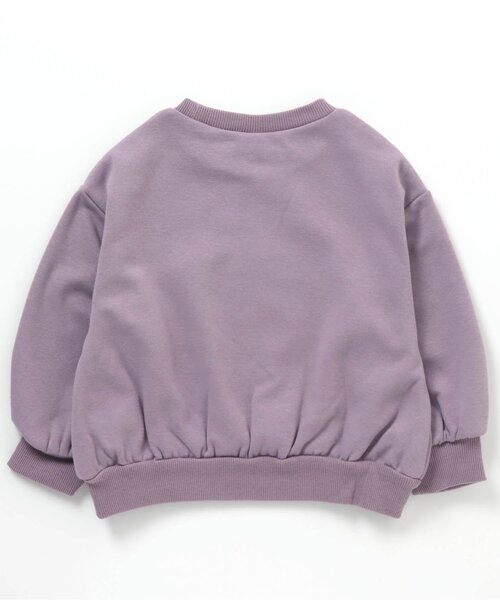 apres les cours（アプレレクール）の「【HAPPY PRICE】ぷちロゴ裏シャギートレーナー（スウェット・キッズ・ブルー/パープル/ブラウン/アイボリー/ピンク・100/140/110/120/80/90/130）」の12枚目の写真