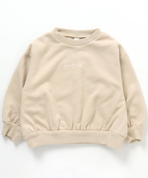 apres les cours（アプレレクール）の「【HAPPY PRICE】ぷちロゴ裏シャギートレーナー（スウェット・キッズ・ブルー/パープル/ブラウン/アイボリー/ピンク・100/140/110/120/80/90/130）」の18枚目の写真