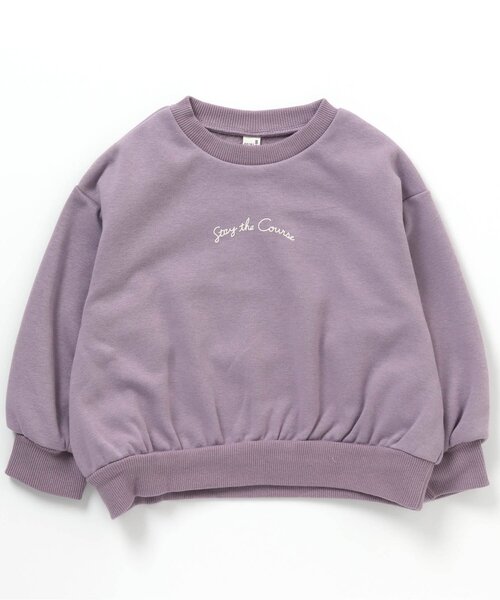 apres les cours（アプレレクール）の「【HAPPY PRICE】ぷちロゴ裏シャギートレーナー（スウェット・キッズ・ブルー/パープル/ブラウン/アイボリー/ピンク・100/140/110/120/80/90/130）」の20枚目の写真