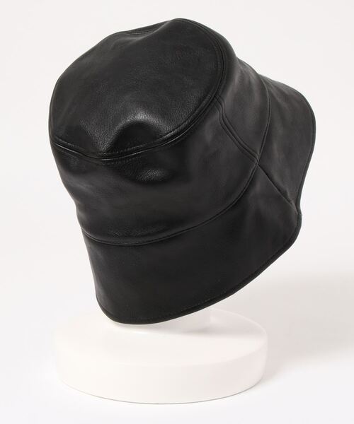 BOY LONDON（ボーイロンドン）の「【BOY LONDON】PU LEATHER BUCKET HAT（ハット・メンズ・ブラック・FREE）」の5枚目の写真