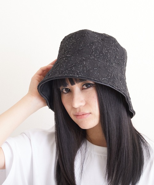 BOY LONDON（ボーイロンドン）の「【BOY LONDON】PU LEATHER BUCKET HAT（ハット・メンズ・ブラック・FREE）」の2枚目の写真
