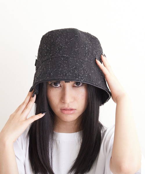 BOY LONDON（ボーイロンドン）の「【BOY LONDON】PU LEATHER BUCKET HAT（ハット・メンズ・ブラック・FREE）」の6枚目の写真
