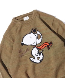 F.O.KIDS/エフオーキッズ PEANUTSコラボ 3柄ニット キャラクター スヌーピー 洗濯機OK
