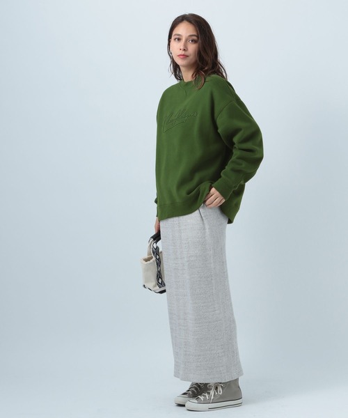 BAYFLOW（ベイフロー）の「ロゴクルースウェット（スウェット・レディース・ブルー/グリーン/アイボリー・FREE）」の19枚目の写真