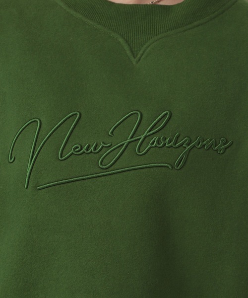 BAYFLOW（ベイフロー）の「ロゴクルースウェット（スウェット・レディース・ブルー/グリーン/アイボリー・FREE）」の18枚目の写真