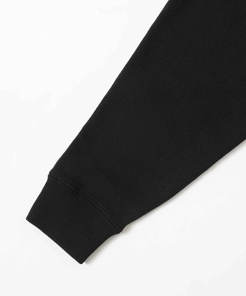 X-girl（エックスガール）の「GRAFFITI LOGO SWEAT HOODIE（パーカー・レディース・ブラック/ライトブルー/ライトパープル・S/M/L/XL）」の9枚目の写真