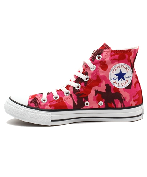 CONVERSE(コンバース)の「ALL STAR ANICAMO HI / オールスター アニカモ HI(スニーカー・レディース・オリーブ/ブルー/ピンク・10.5/7/11.5/4/6.5/6/9/3.5/3/8.5/8/4.5/9.5/7.5/5/5.5)」の4枚目の写真