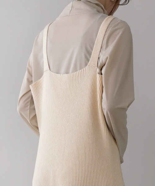 Bou Jeloud（ブージュルード）の「【WEB限定】前後2WAYカーデセットワンピース（ワンピース・レディース・ホワイト系その他/ブラック・FREE）」の12枚目の写真