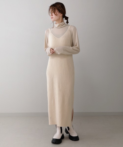 Bou Jeloud（ブージュルード）の「【WEB限定】前後2WAYカーデセットワンピース（ワンピース・レディース・ホワイト系その他/ブラック・FREE）」の13枚目の写真