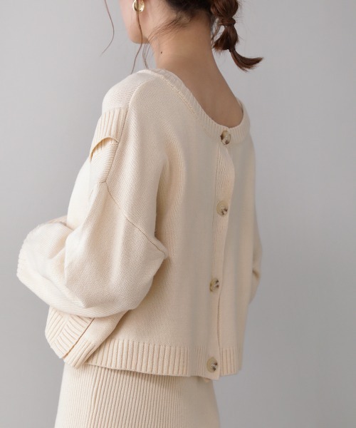 Bou Jeloud（ブージュルード）の「【WEB限定】前後2WAYカーデセットワンピース（ワンピース・レディース・ホワイト系その他/ブラック・FREE）」の14枚目の写真