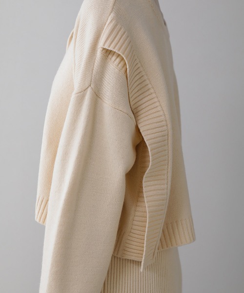 Bou Jeloud（ブージュルード）の「【WEB限定】前後2WAYカーデセットワンピース（ワンピース・レディース・ホワイト系その他/ブラック・FREE）」の20枚目の写真