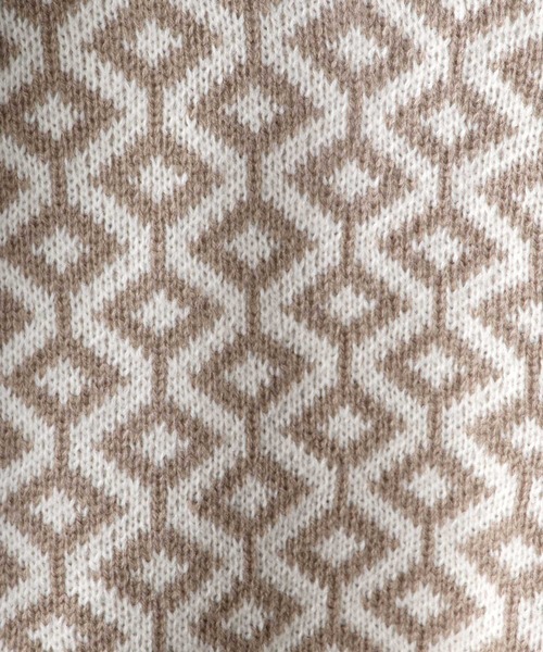 SITRY(シトリー)の「Balloon Sleeve Big silhouette Bird's eye pattern Knit Cardigan/バルーンスリーブ ビッグシルエット バーズアイ柄 ニット カーディガン/カーデ(カーディガン/ボレロ・メンズ・ベージュ/グレイッシュブルー/チャコールグレー・L/XL/M)」の12枚目の写真