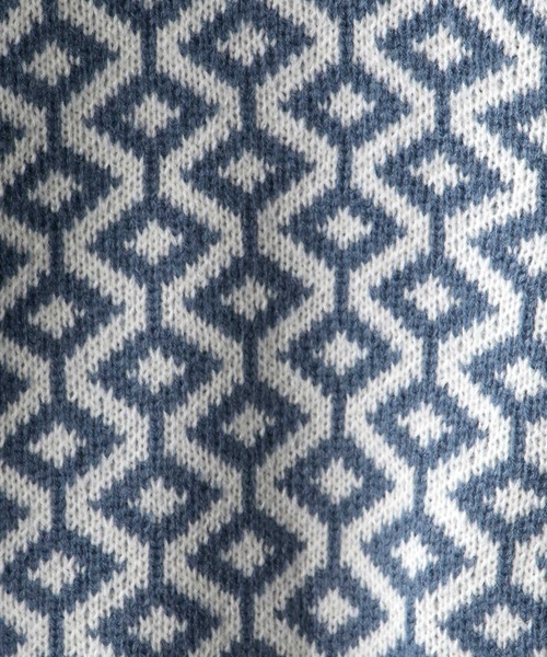 SITRY(シトリー)の「Balloon Sleeve Big silhouette Bird's eye pattern Knit Cardigan/バルーンスリーブ ビッグシルエット バーズアイ柄 ニット カーディガン/カーデ(カーディガン/ボレロ・メンズ・ベージュ/グレイッシュブルー/チャコールグレー・L/XL/M)」の13枚目の写真