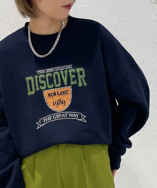 apres jour mignon(アプレジュールミニョン)の「アソートロゴスウェット【ZOZOTOWN限定アイテム】(スウェット・レディース・ブルー/ネイビー/その他/ナチュラル/ブラック/パープル・X-LARGE/フリー)」の3枚目の写真