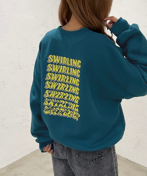 apres jour mignon(アプレジュールミニョン)の「アソートロゴスウェット【ZOZOTOWN限定アイテム】(スウェット・レディース・ブルー/ネイビー/その他/ナチュラル/ブラック/パープル・X-LARGE/フリー)」の4枚目の写真