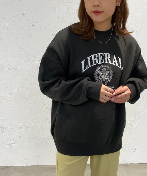 apres jour mignon(アプレジュールミニョン)の「アソートロゴスウェット【ZOZOTOWN限定アイテム】(スウェット・レディース・ブルー/ネイビー/その他/ナチュラル/ブラック/パープル・X-LARGE/フリー)」の10枚目の写真