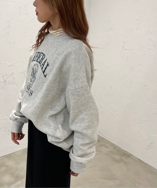 apres jour mignon(アプレジュールミニョン)の「アソートロゴスウェット【ZOZOTOWN限定アイテム】(スウェット・レディース・ブルー/ネイビー/その他/ナチュラル/ブラック/パープル・X-LARGE/フリー)」の17枚目の写真