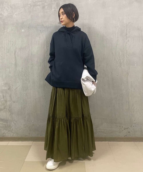 BEARDSLEY(ビアズリー)の「テントスカート(スカート・レディース・ベージュ/カーキ・FREE)」の6枚目の写真