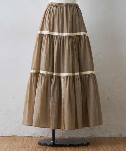 BEARDSLEY(ビアズリー)の「テントスカート(スカート・レディース・ベージュ/カーキ・FREE)」の20枚目の写真