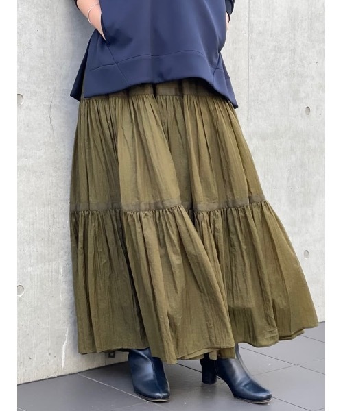 BEARDSLEY(ビアズリー)の「テントスカート(スカート・レディース・ベージュ/カーキ・FREE)」の19枚目の写真
