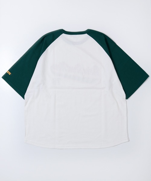 VISION STREET WEAR（ヴィジョンストリートウェア）の「VISION STREET WEAR　ラグランBIG半袖Teeシャツ（Tシャツ/カットソー・メンズ・ネイビー/チャコールグレー/グリーン・M/LL/L）」の19枚目の写真