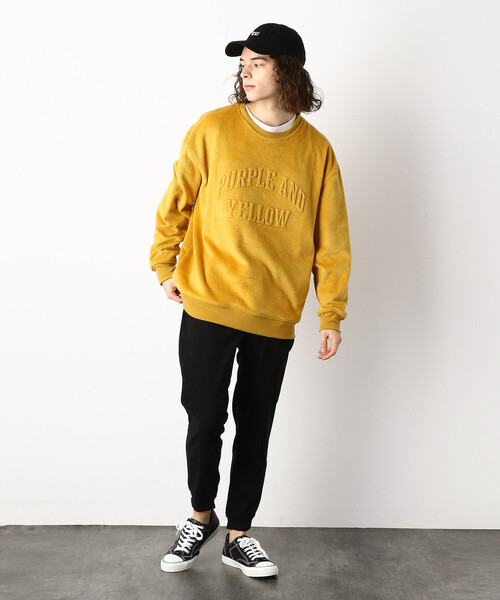 Purple&Yellow(パープルアンドイエロー)の「ストレッチジョガーパンツ(その他パンツ・メンズ・ブラック・SMALL/MEDIUM/LARGE/X-SMALL)」の2枚目の写真