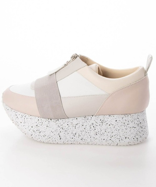 Lucida（ルシーダ）の「【Eridanus/エリダヌス】フロントジップ厚底スニーカー（スニーカー・レディース・ホワイト/ベージュ/その他2/ブルー系・38/39/35/36/37）」の16枚目の写真