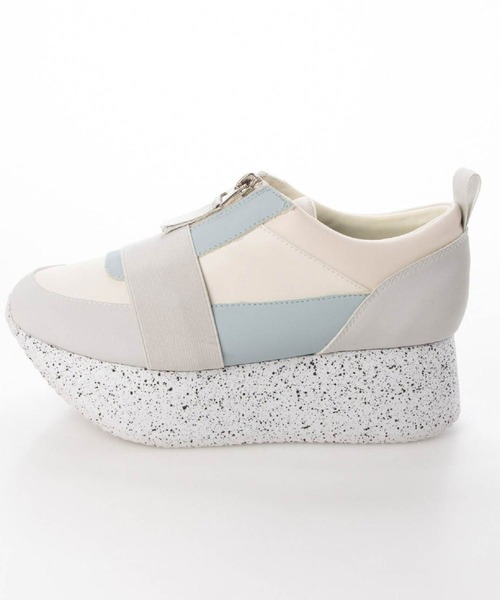 Lucida（ルシーダ）の「【Eridanus/エリダヌス】フロントジップ厚底スニーカー（スニーカー・レディース・ホワイト/ベージュ/その他2/ブルー系・38/39/35/36/37）」の20枚目の写真