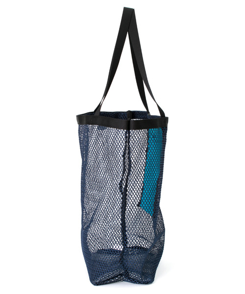 Drifter(ドリフター)の「MESH HANDLE TOTE/メッシュハンドルトート(トートバッグ・レディース・グレー×ホワイト/ベージュ系/ネイビー系・FREE)」の10枚目の写真