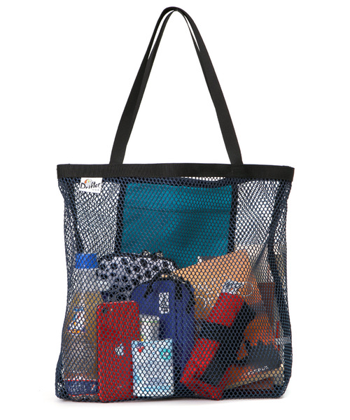 Drifter(ドリフター)の「MESH HANDLE TOTE/メッシュハンドルトート(トートバッグ・レディース・グレー×ホワイト/ベージュ系/ネイビー系・FREE)」の11枚目の写真