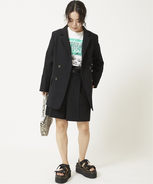 U by SPICK&SPAN(ユーバイスピックアンドスパン)の「コットンリネンショートパンツ(その他パンツ・レディース・ブラック/グリーン/イエロー・38/36/34)」の22枚目の写真