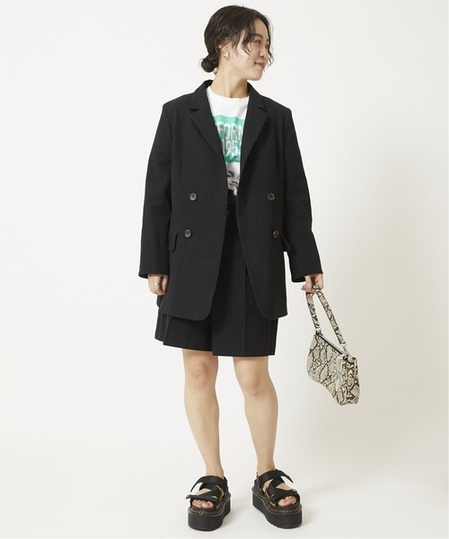 U by SPICK&SPAN(ユーバイスピックアンドスパン)の「コットンリネンショートパンツ(その他パンツ・レディース・ブラック/グリーン/イエロー・38/36/34)」の12枚目の写真