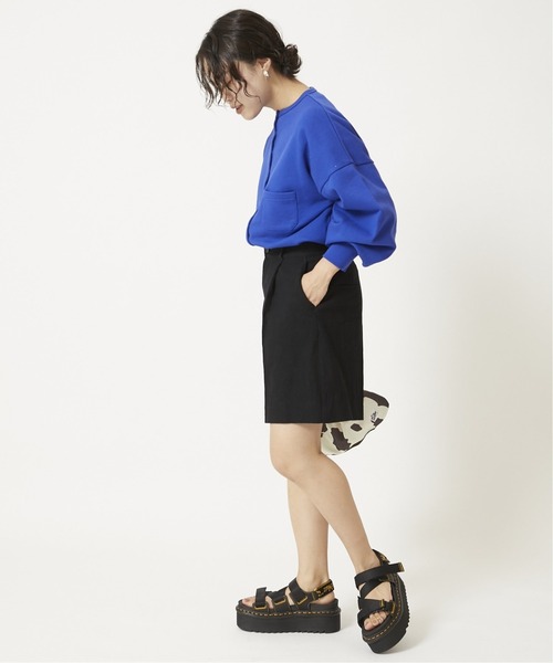 U by SPICK&SPAN(ユーバイスピックアンドスパン)の「コットンリネンショートパンツ(その他パンツ・レディース・ブラック/グリーン/イエロー・38/36/34)」の17枚目の写真