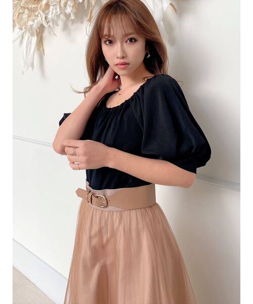 RESEXXY（リゼクシー）の「袖ボリュームブラウス（シャツ/ブラウス・レディース・ミント/オレンジ/ブラック/オフホワイト・FREE）」の18枚目の写真