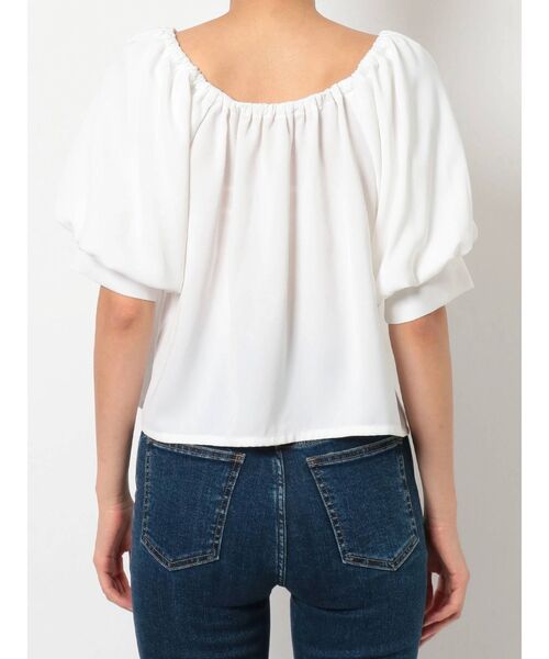 RESEXXY（リゼクシー）の「袖ボリュームブラウス（シャツ/ブラウス・レディース・ミント/オレンジ/ブラック/オフホワイト・FREE）」の12枚目の写真