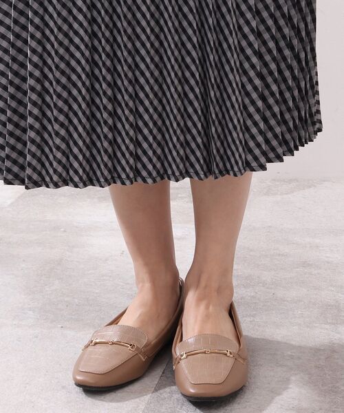 DRESKIP（ドレスキップ）の「◆ギンガムチェックプリ－ツスカート（スカート・レディース・グリーン系その他3/ブラック系1/ライトグレー系1・02/03/04）」の17枚目の写真