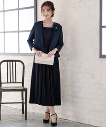 Placebo（プラシーボ）の「バックペプラムノーカラージャケット（ノーカラージャケット）」