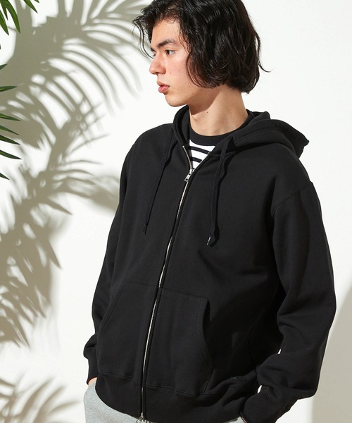 The Endless Summer（エンドレスサマー）の「The Endless Summer/エンドレスサマー オーガニックコットン フレンチテリー裏毛ジップパーカー＜セットアップ可能＞（パーカー・メンズ・ブラック/ブラウン/グレー・S/M/L）」の19枚目の写真