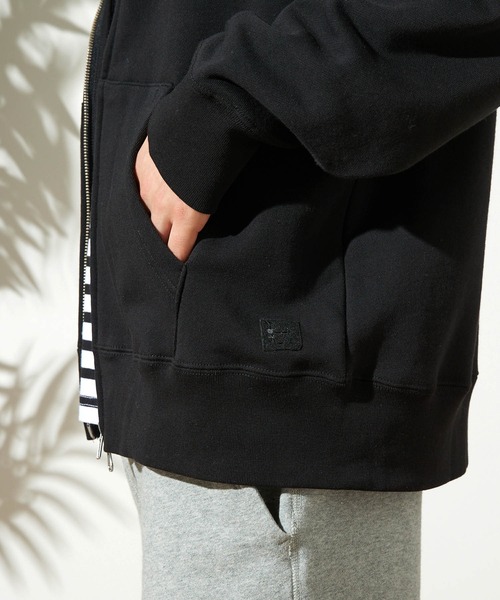 The Endless Summer（エンドレスサマー）の「The Endless Summer/エンドレスサマー オーガニックコットン フレンチテリー裏毛ジップパーカー＜セットアップ可能＞（パーカー・メンズ・ブラック/ブラウン/グレー・S/M/L）」の20枚目の写真