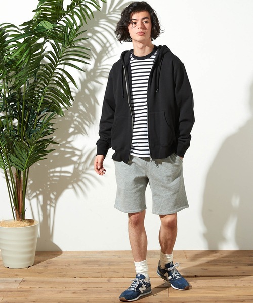 The Endless Summer（エンドレスサマー）の「The Endless Summer/エンドレスサマー オーガニックコットン フレンチテリー裏毛ジップパーカー＜セットアップ可能＞（パーカー・メンズ・ブラック/ブラウン/グレー・S/M/L）」の21枚目の写真