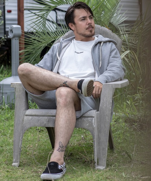 The Endless Summer（エンドレスサマー）の「The Endless Summer/エンドレスサマー オーガニックコットン フレンチテリー裏毛ジップパーカー＜セットアップ可能＞（パーカー・メンズ・ブラック/ブラウン/グレー・S/M/L）」の10枚目の写真