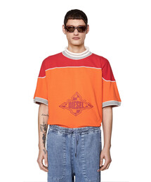 Diesel ディーゼル メンズ のtシャツ カットソー オレンジ 橙色系 通販 Zozotown