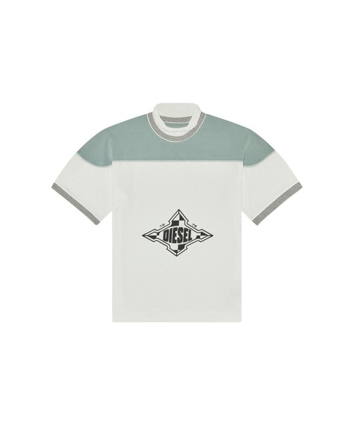 DIESEL（ディーゼル）の「メンズ Tシャツ カラーブロック（Tシャツ/カットソー・メンズ・ホワイト/イエロー/オレンジ・SMALL/MEDIUM/LARGE/X-LARGE/XX-LARGE/X-SMALL）」の8枚目の写真