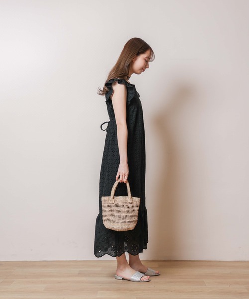 flower（フラワー）の「エターナルレースワンピース（ワンピース・レディース・ブラック/ブルー・FREE）」の3枚目の写真