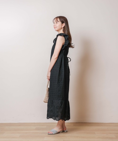 flower（フラワー）の「エターナルレースワンピース（ワンピース・レディース・ブラック/ブルー・FREE）」の5枚目の写真