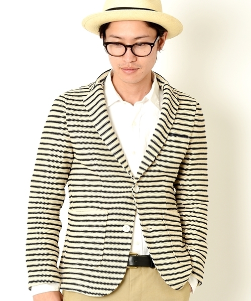 SHIPS（シップス）の「SC: SHIPS(シップス) ラッセル/コード 2ボタン ジャケット（テーラードジャケット・メンズ・グレー/ネイビー/ダークブルー/ベージュ・X-LARGE/SMALL/LARGE/MEDIUM）」の4枚目の写真