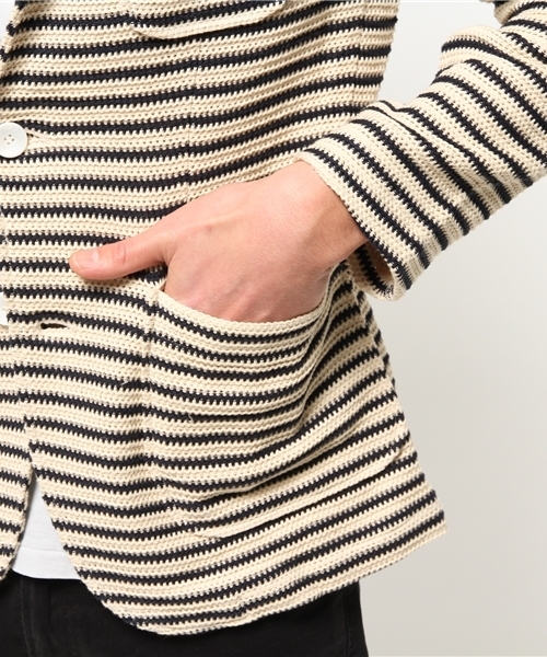 SHIPS（シップス）の「SC: SHIPS(シップス) ラッセル/コード 2ボタン ジャケット（テーラードジャケット・メンズ・グレー/ネイビー/ダークブルー/ベージュ・X-LARGE/SMALL/LARGE/MEDIUM）」の7枚目の写真