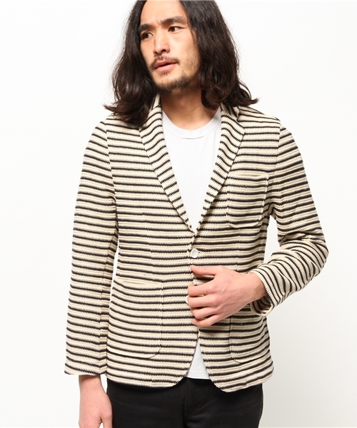 SHIPS（シップス）の「SC: SHIPS(シップス) ラッセル/コード 2ボタン ジャケット（テーラードジャケット・メンズ・グレー/ネイビー/ダークブルー/ベージュ・X-LARGE/SMALL/LARGE/MEDIUM）」の15枚目の写真